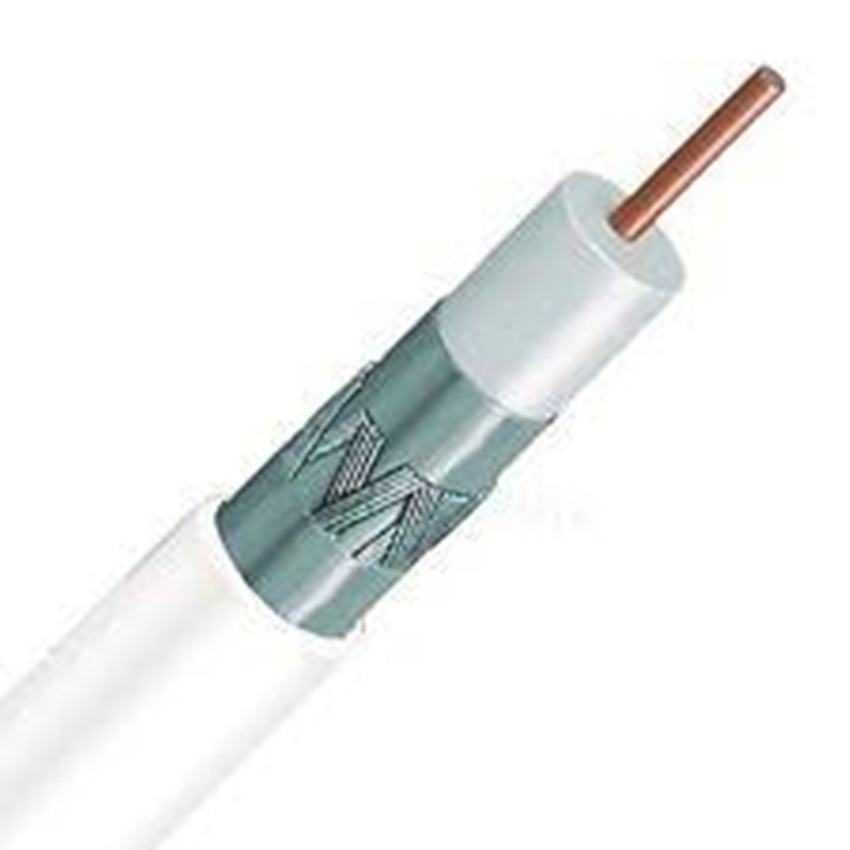 Commscope RG6 2281 77% Tri-Shield Plenum Coaxial Cable White