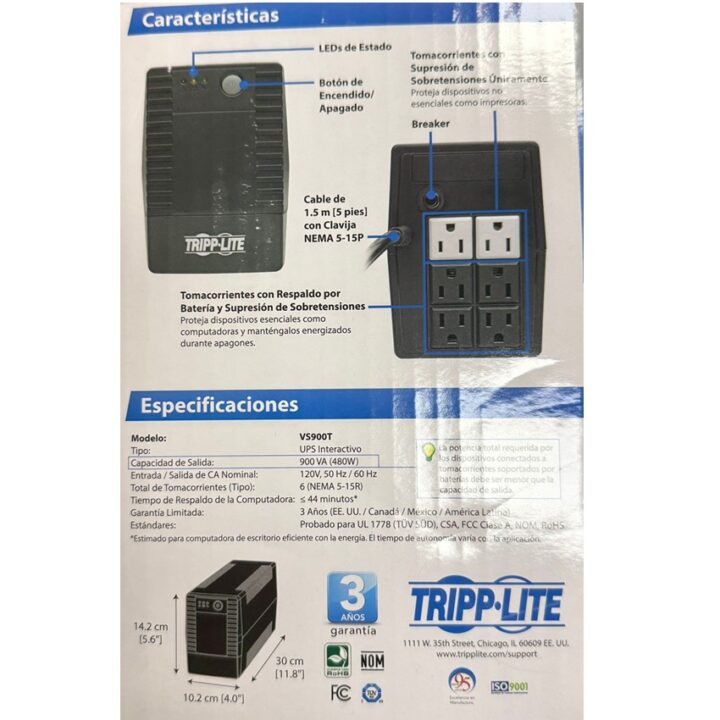 Tripp Lite UPS Desktop VS900T