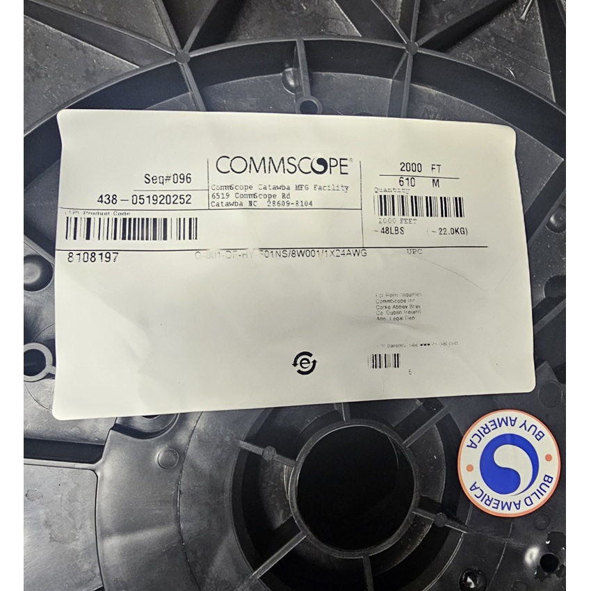 Commscope 8108197DB O-001-DF-HY-F01NS Fiber Cable